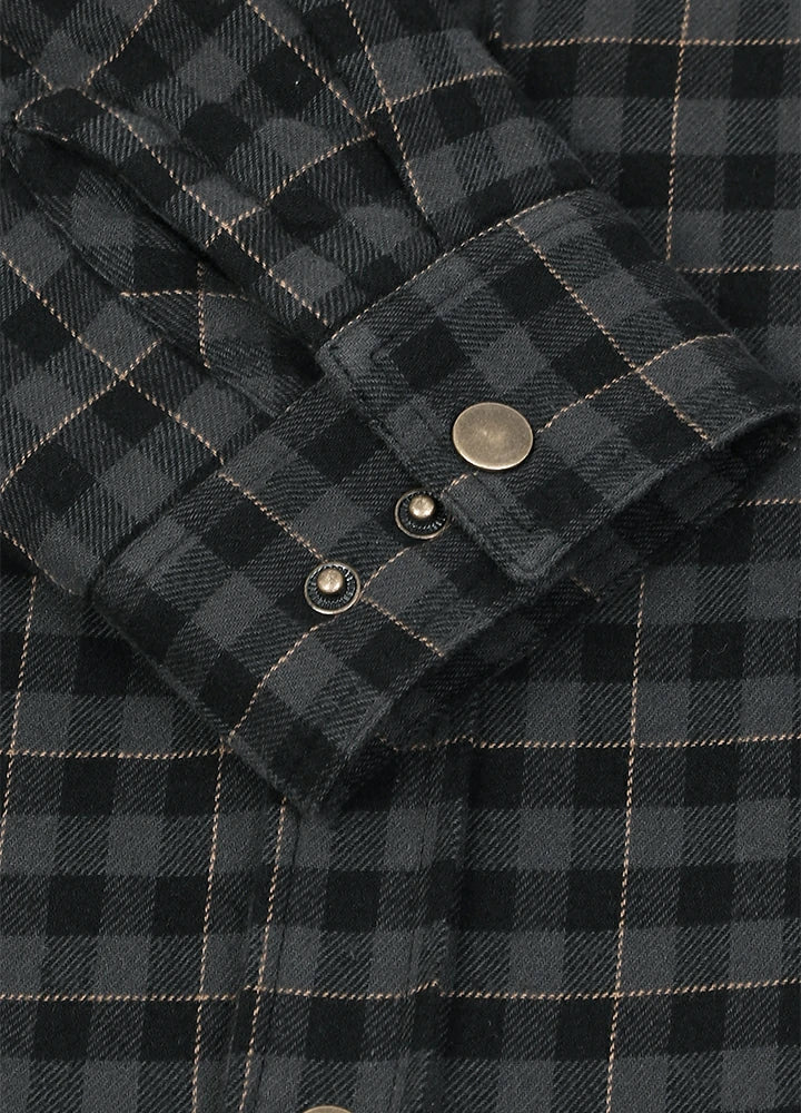 Men's Thermal Lined Flannel Shirt Jacket