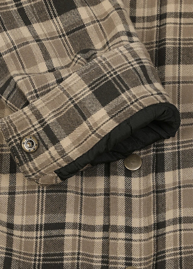 Men's Thermal Lined Flannel Shirt Jacket