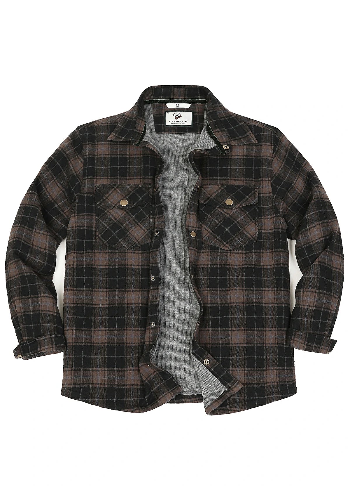 Men's Thermal Lined Flannel Shirt Jacket