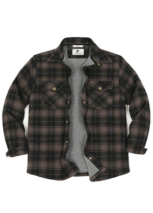 Men's Thermal Lined Flannel Shirt Jacket