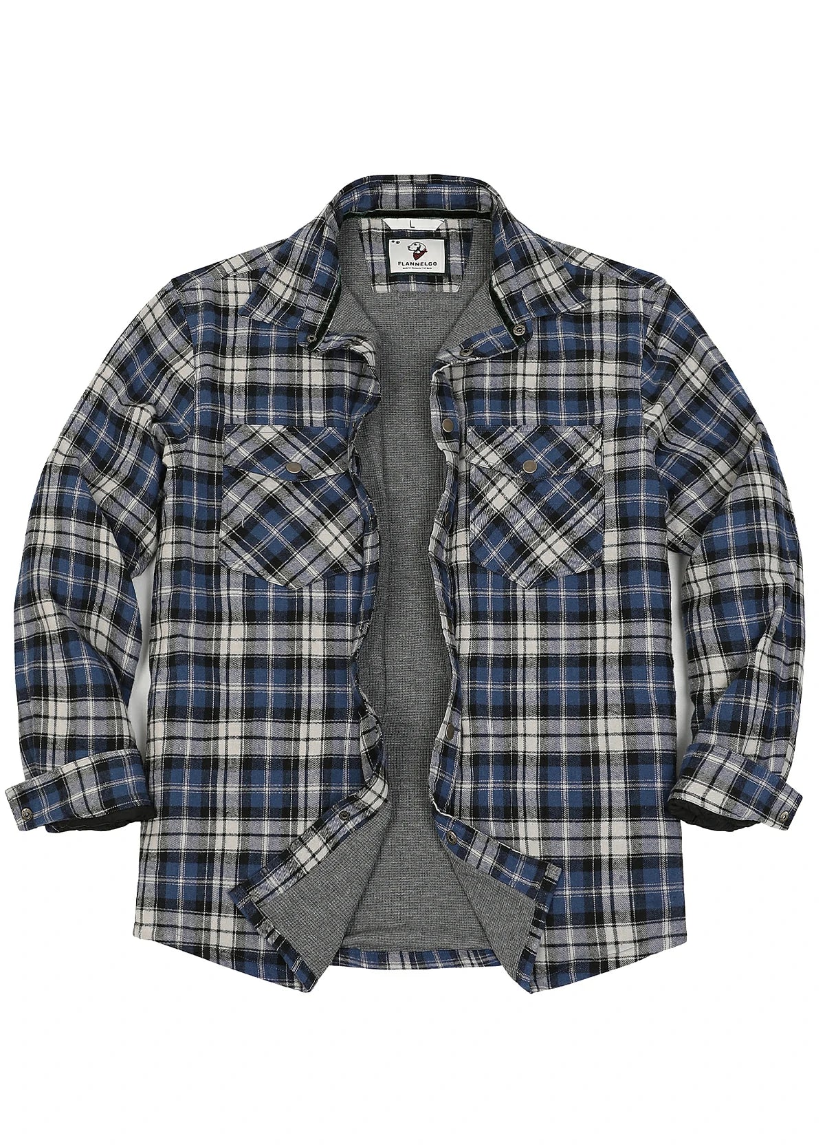 Men's Thermal Lined Flannel Shirt Jacket