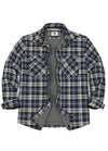 Men's Thermal Lined Flannel Shirt Jacket