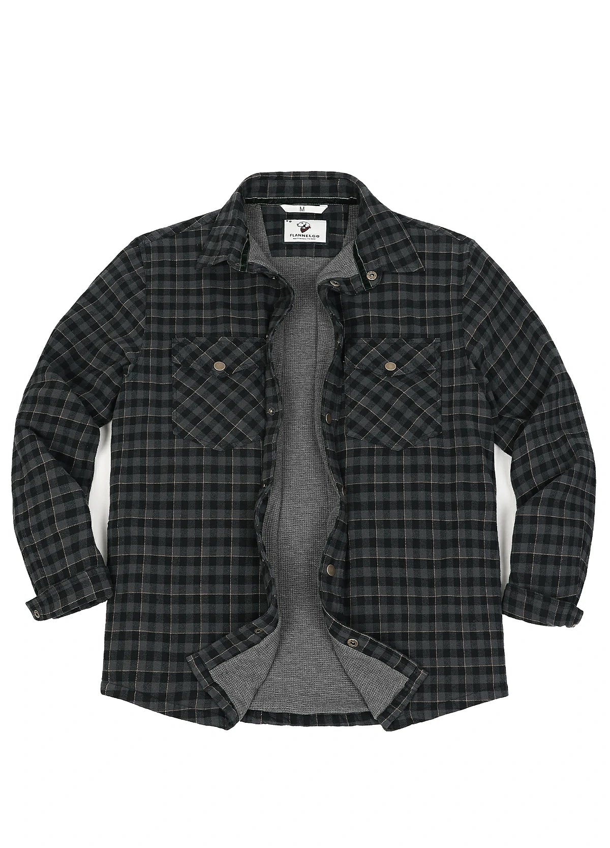 Men's Thermal Lined Flannel Shirt Jacket