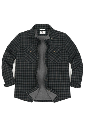 Men's Thermal Lined Flannel Shirt Jacket