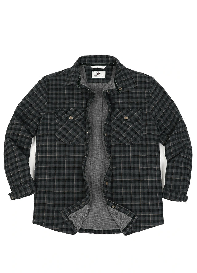 Men's Thermal Lined Flannel Shirt Jacket
