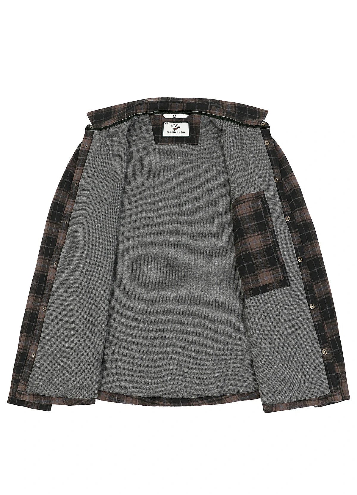 Men's Thermal Lined Flannel Shirt Jacket