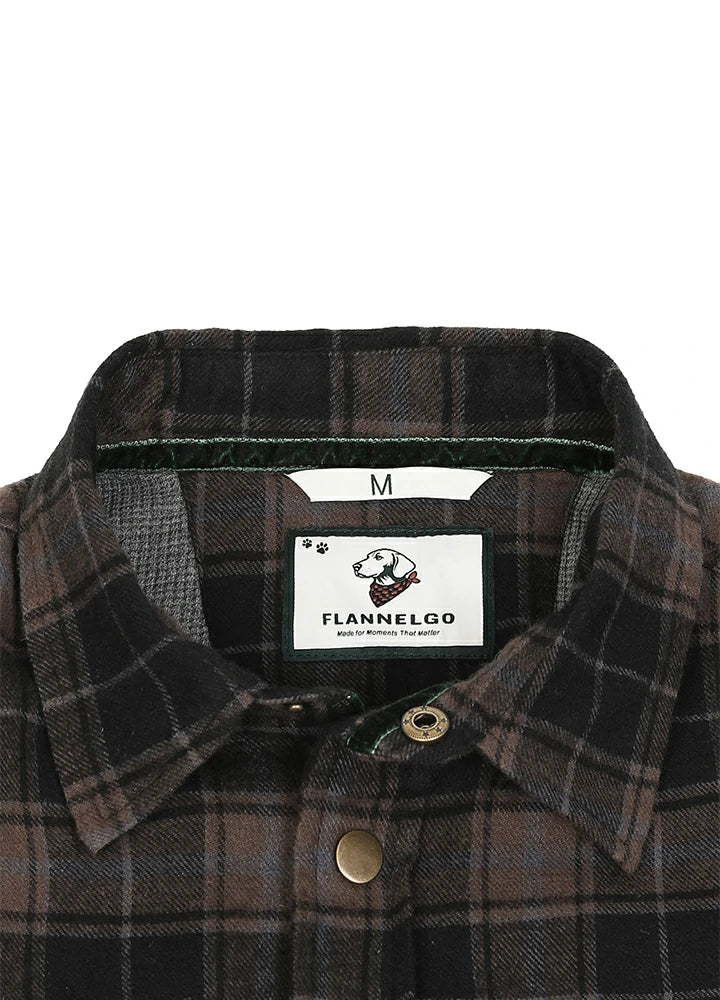 Men's Thermal Lined Flannel Shirt Jacket