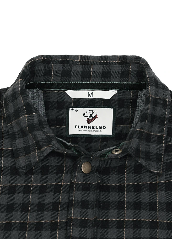 Men's Thermal Lined Flannel Shirt Jacket