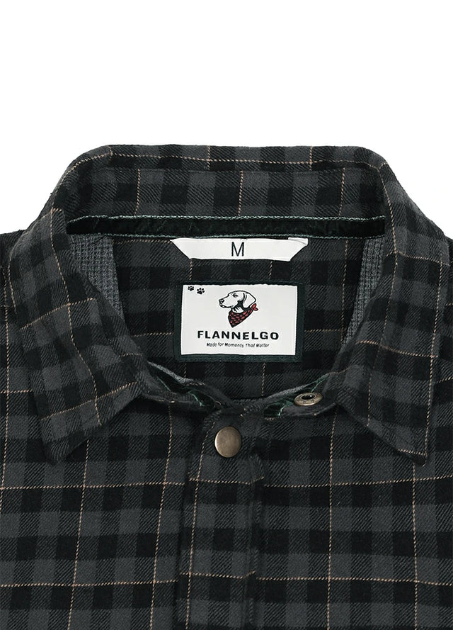 Men's Thermal Lined Flannel Shirt Jacket