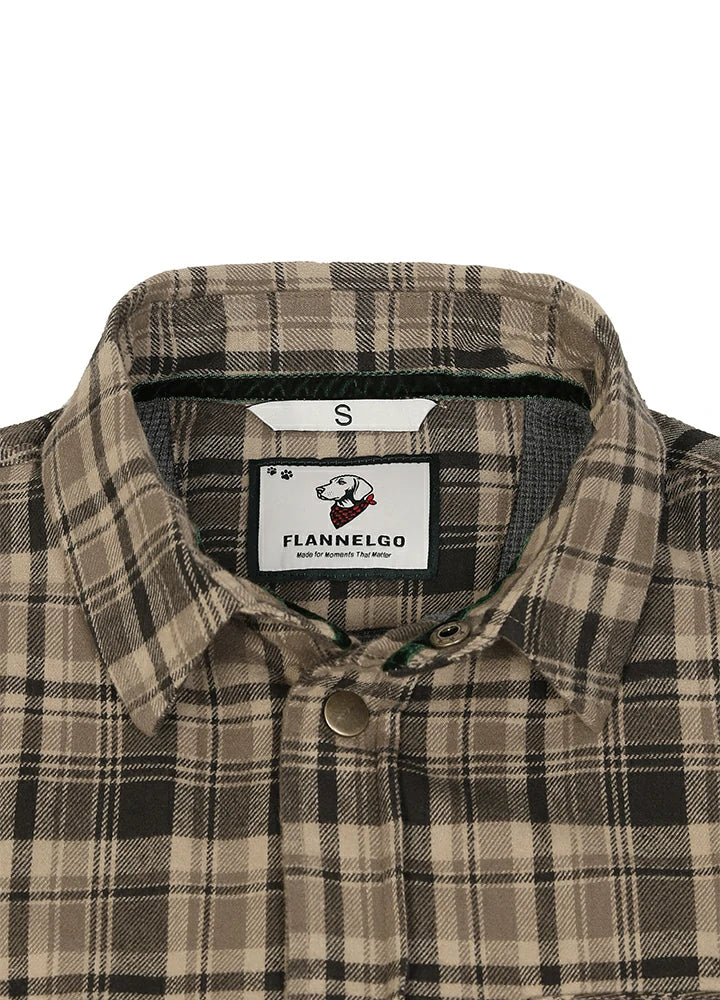 Men's Thermal Lined Flannel Shirt Jacket