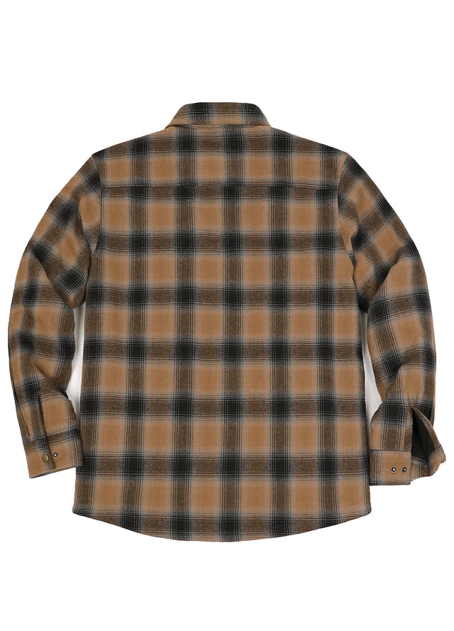 Men's Thermal Lined Flannel Shirt Jacket