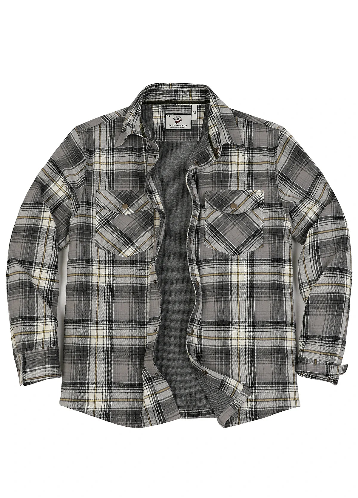Men's Thermal Lined Flannel Shirt Jacket