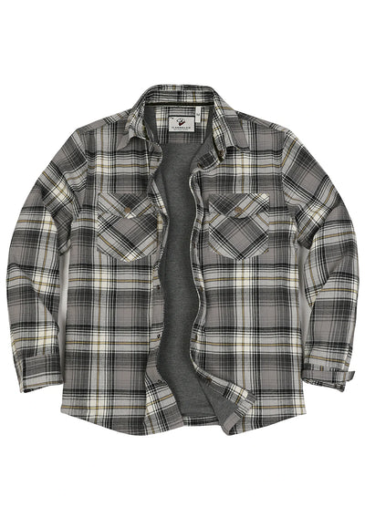 Men's Thermal Lined Flannel Shirt Jacket