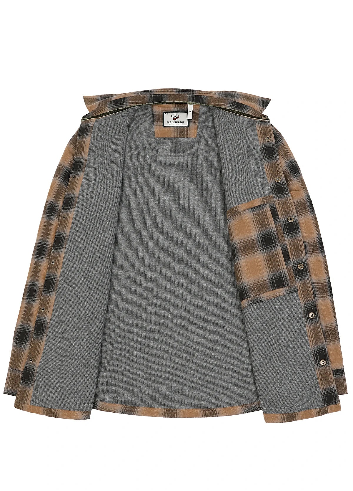Men's Thermal Lined Flannel Shirt Jacket