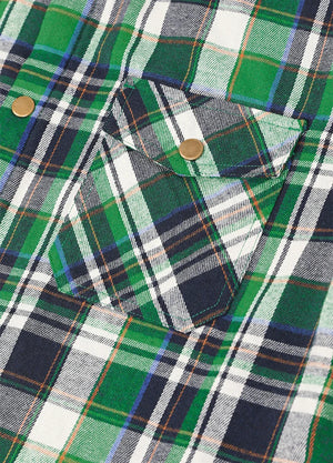 Men's Snap Front Flannel Shirt Jacket, Sherpa-Lined Plaid Shacket