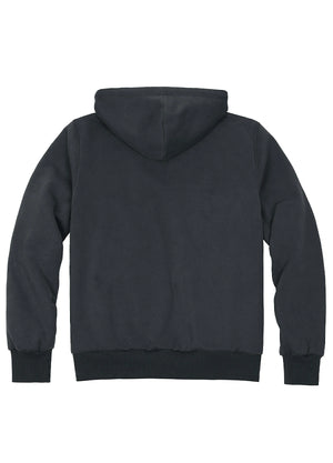 Men's Reversible Plaid Zip-Up Hooded Sweatshirt