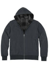 Men's Reversible Plaid Zip-Up Hooded Sweatshirt