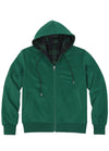 Men's Reversible Plaid Zip-Up Hooded Sweatshirt