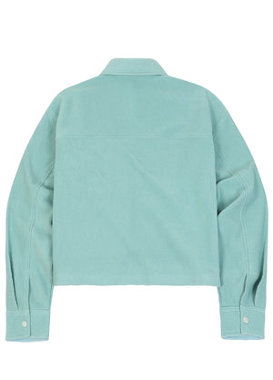 Women's Nature Ready Cropped Fleece Shirt Jacket