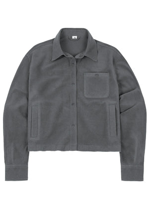 Women's Nature Ready Cropped Fleece Shirt Jacket