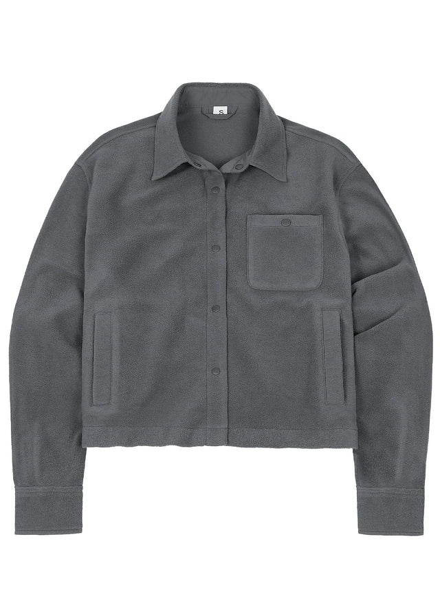 Women's Nature Ready Cropped Fleece Shirt Jacket