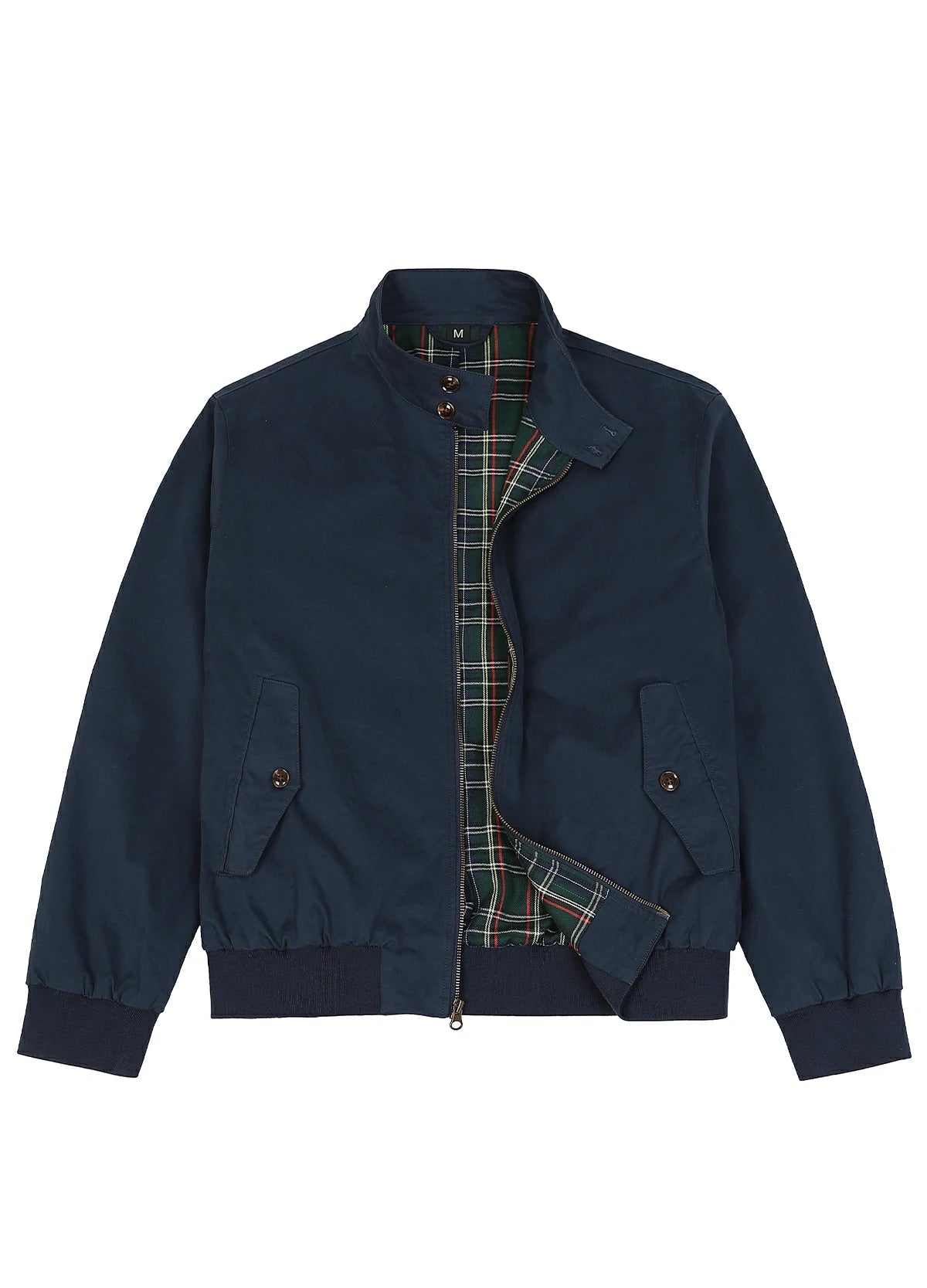 Men's Classic Harrington Flannel Lined Jacket