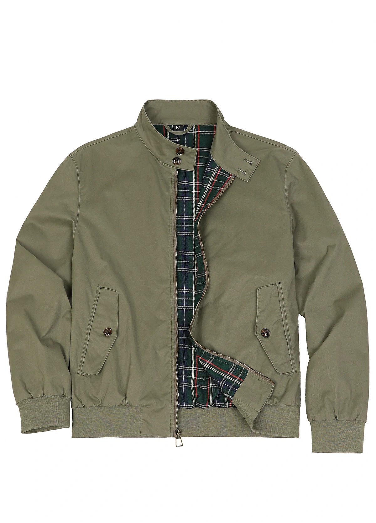 Men's Classic Harrington Flannel Lined Jacket