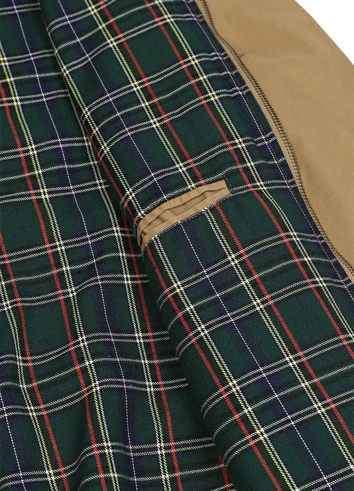Men's Classic Harrington Flannel Lined Jacket