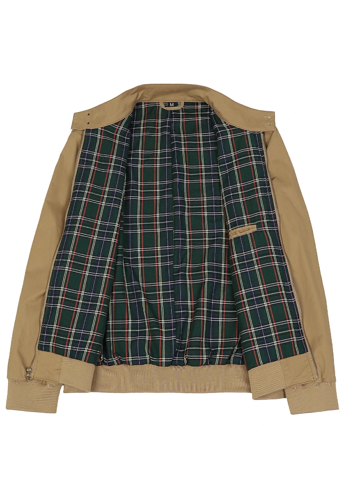 Men's Classic Harrington Flannel Lined Jacket