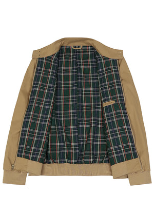 Men's Classic Harrington Flannel Lined Jacket