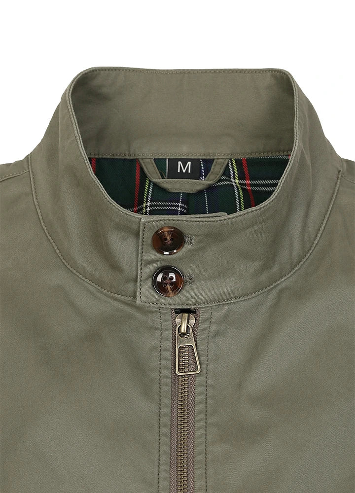 Men's Classic Harrington Flannel Lined Jacket