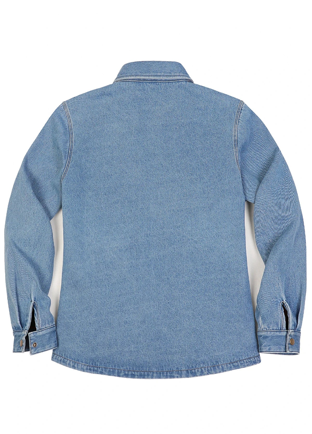 Women's Classic Fleece Lined Denim Shirt Jacket