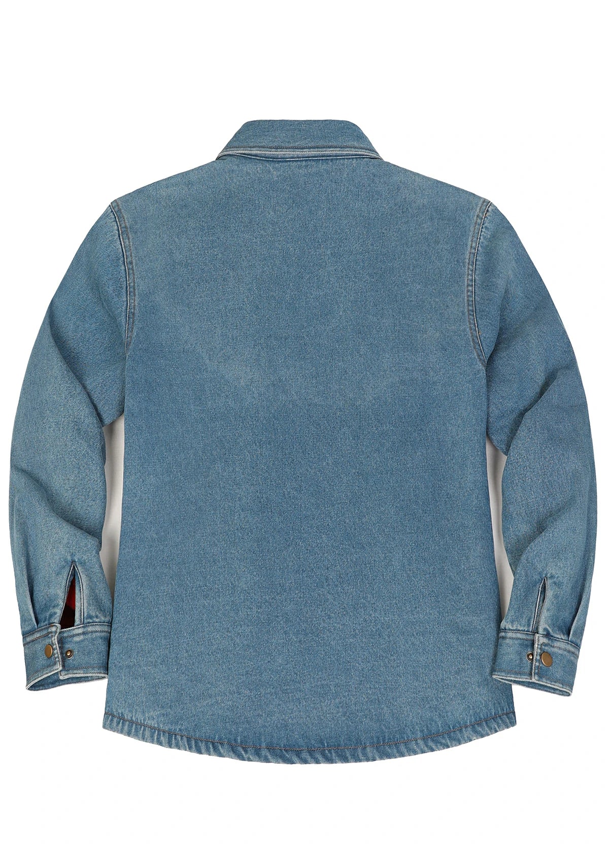 Women's Classic Fleece Lined Denim Shirt Jacket
