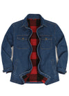 Women's Classic Fleece Lined Denim Shirt Jacket