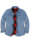 Women's Classic Fleece Lined Denim Shirt Jacket