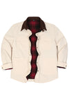 Men's Workwear Inspired Flannel Lined Barn Jacket, 8.3 oz