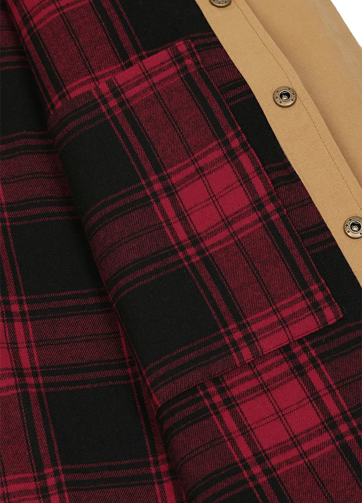Men's Workwear Inspired Flannel Lined Barn Jacket, 8.3 oz