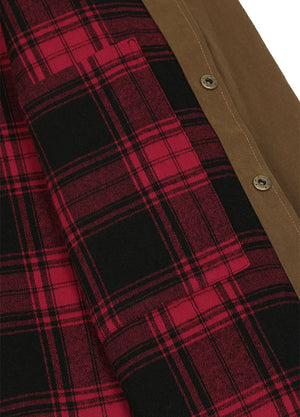 Men's Workwear Inspired Flannel Lined Barn Jacket, 8.3 oz
