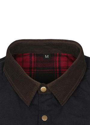 Men's Workwear Inspired Flannel Lined Barn Jacket, 8.3 oz