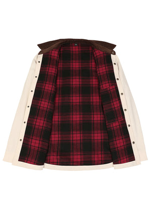Men's Workwear Inspired Flannel Lined Barn Jacket, 8.3 oz