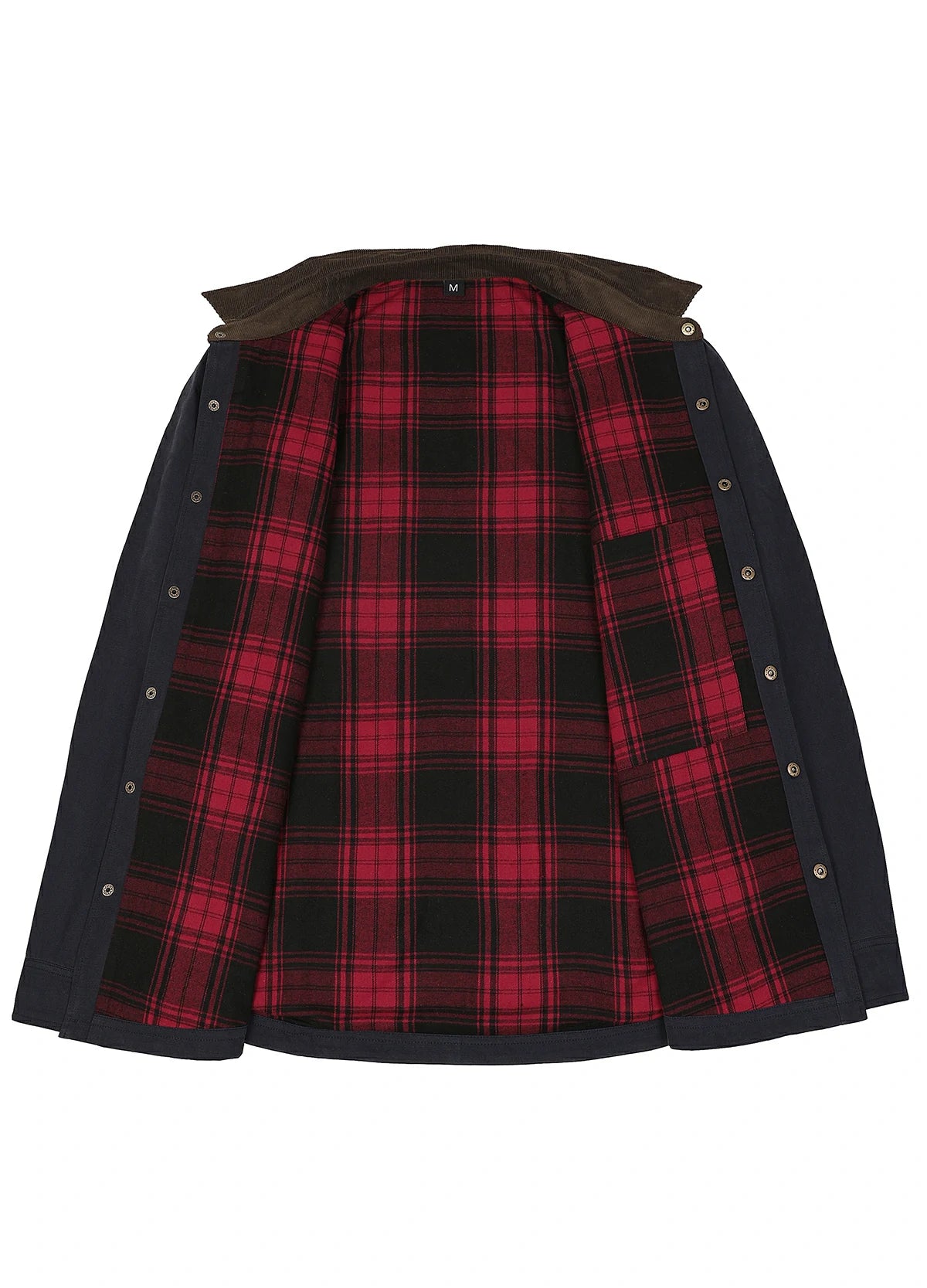 Men's Workwear Inspired Flannel Lined Barn Jacket, 8.3 oz