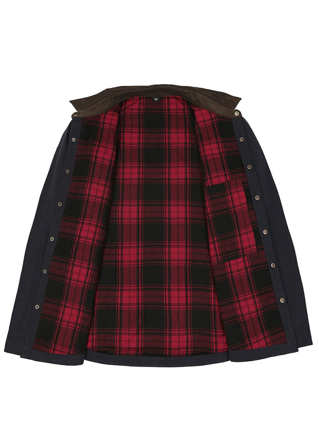 Men's Workwear Inspired Flannel Lined Barn Jacket, 8.3 oz