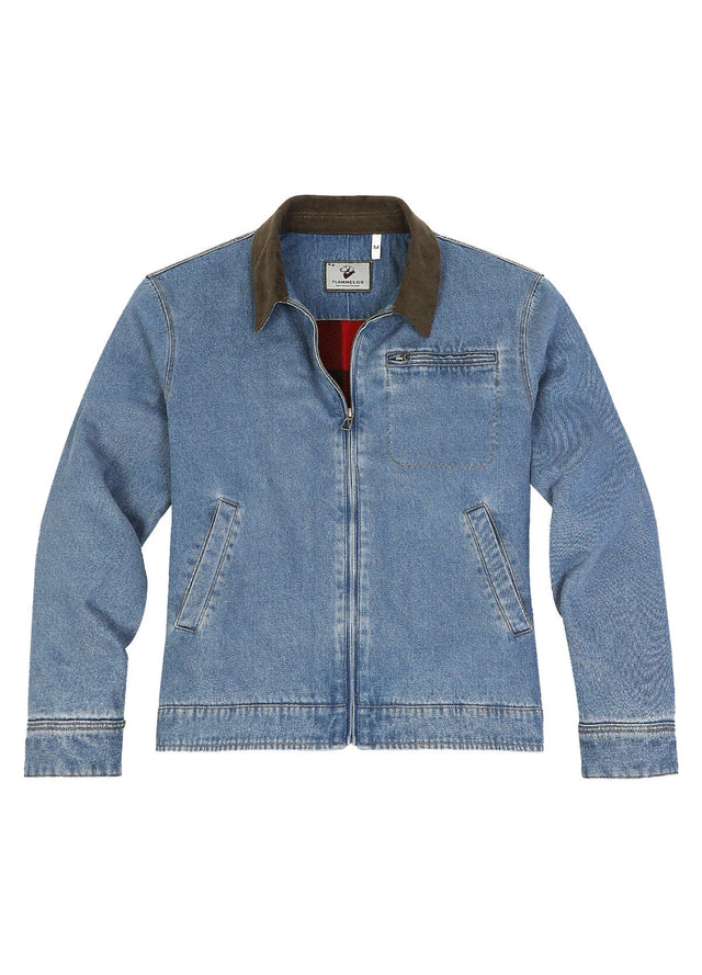Women's Denim Detroit Jacket, Fleece Lined