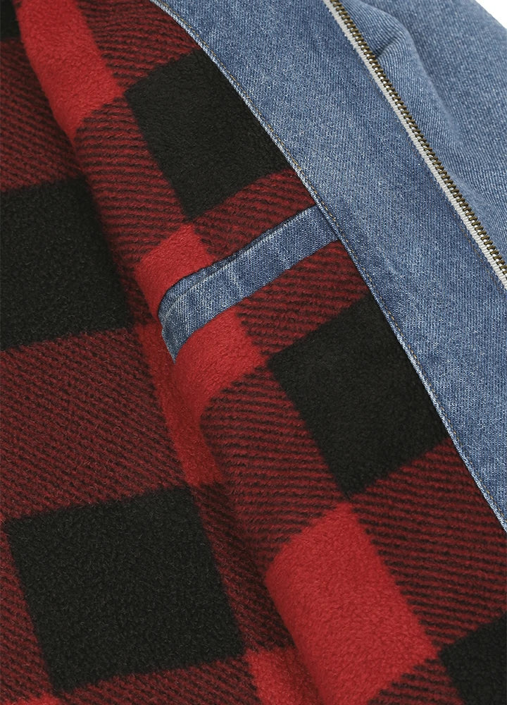 Women's Denim Detroit Jacket, Fleece Lined