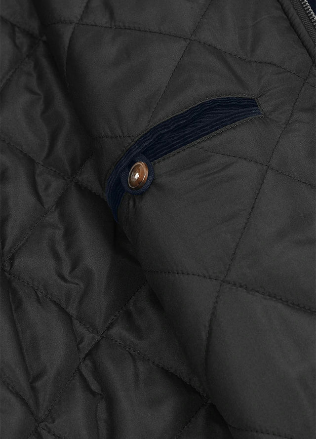 Men's Classic Harrington Quilted Lined Corduroy Jacket