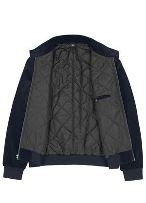 Men's Classic Harrington Quilted Lined Corduroy Jacket