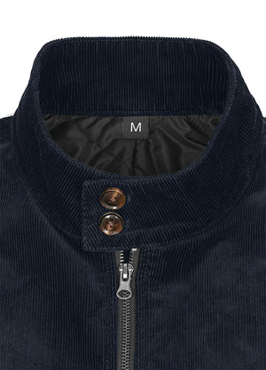 Men's Classic Harrington Quilted Lined Corduroy Jacket