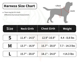 Size chart for dog鈥榮 bow-knot plaid harness leash set-XR0002RD-S,XR0002RD-M,XR0002RD-L,XR0002BE-S,XR0002BE-M,XR0002BE-L,XR0002YW-S,XR0002YW-M,XR0002YW-L,XR0002GN-S,XR0002GN-M,XR0002GN-L,XR0002PB-S,XR0002PB-M,XR0002PB-L,XR0002GP-S,XR0002GP-M,XR0002GP-L