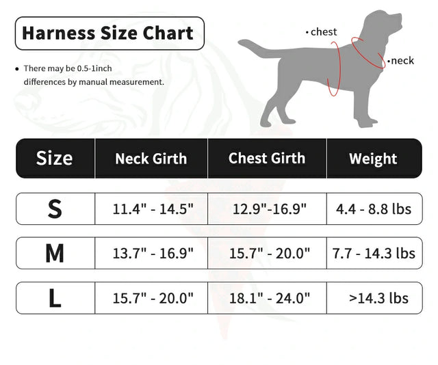 Size chart for dog鈥榮 bow-knot plaid harness leash set-XR0002RD-S,XR0002RD-M,XR0002RD-L,XR0002BE-S,XR0002BE-M,XR0002BE-L,XR0002YW-S,XR0002YW-M,XR0002YW-L,XR0002GN-S,XR0002GN-M,XR0002GN-L,XR0002PB-S,XR0002PB-M,XR0002PB-L,XR0002GP-S,XR0002GP-M,XR0002GP-L