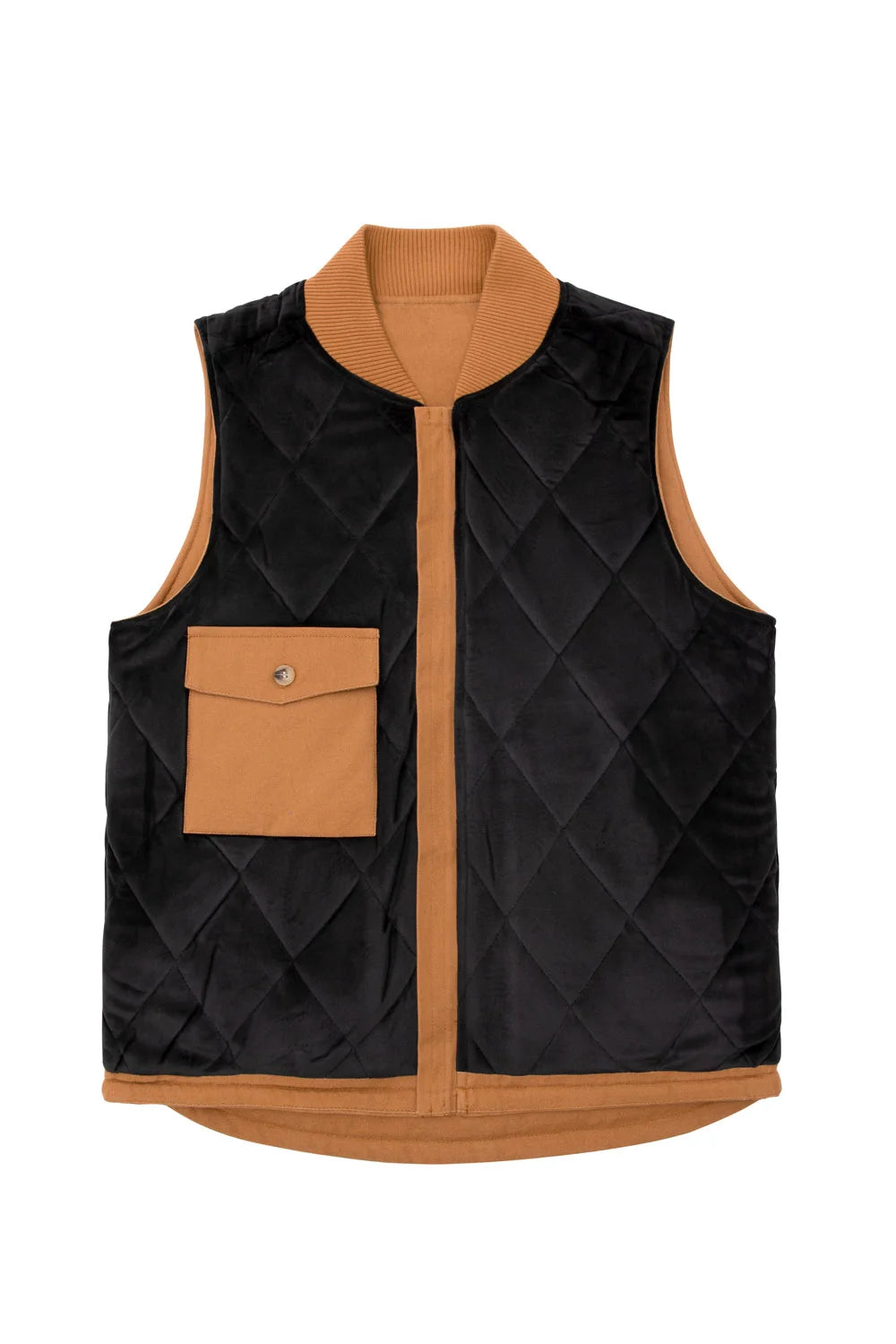 Men's Arctic Quilted Lined Washed Rugged Duck Canvas Work Vest,Zip Up ...